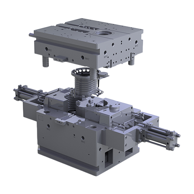 Hochdruck-Aluminium-Gehäuseform für Automobil-Elektromotoren